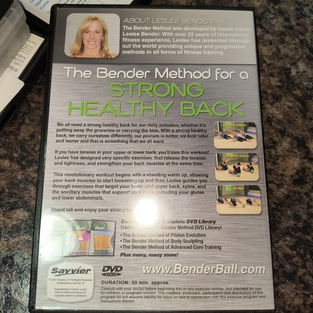 DVD - Strong Healthy Back Workout - Picture 2 of 2